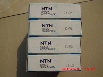 日本原裝軸承NTN深溝球6205ZZCM/5K 廠家價格、圖片與批發指南